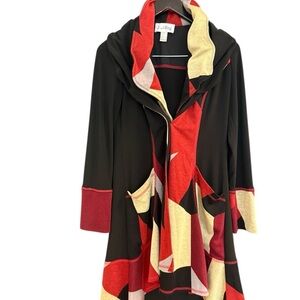 Joseph Ribkoff as.6 EUC duster/coat with WIRE collar to adjust- this is near new